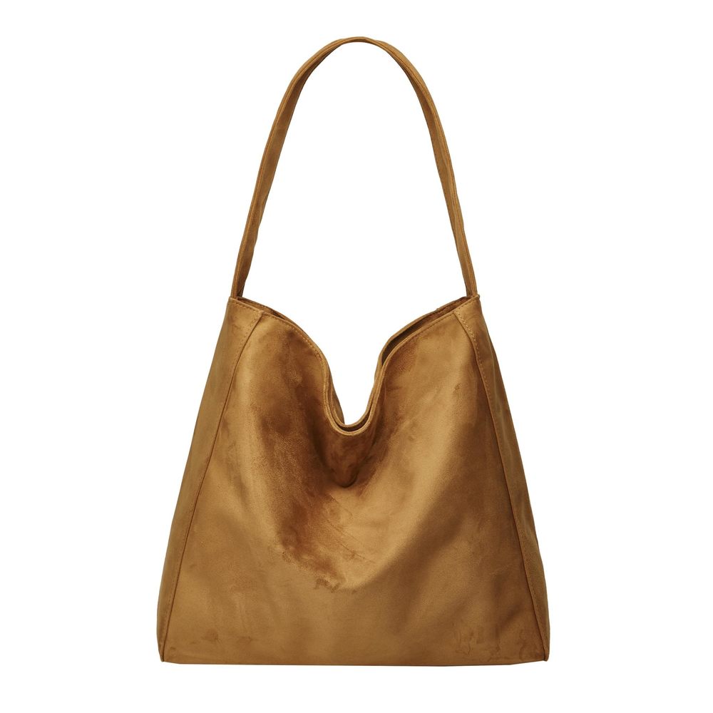 Vintage Suede Hobo Bags - Retro Shoulder Tote Purse Carryall XD